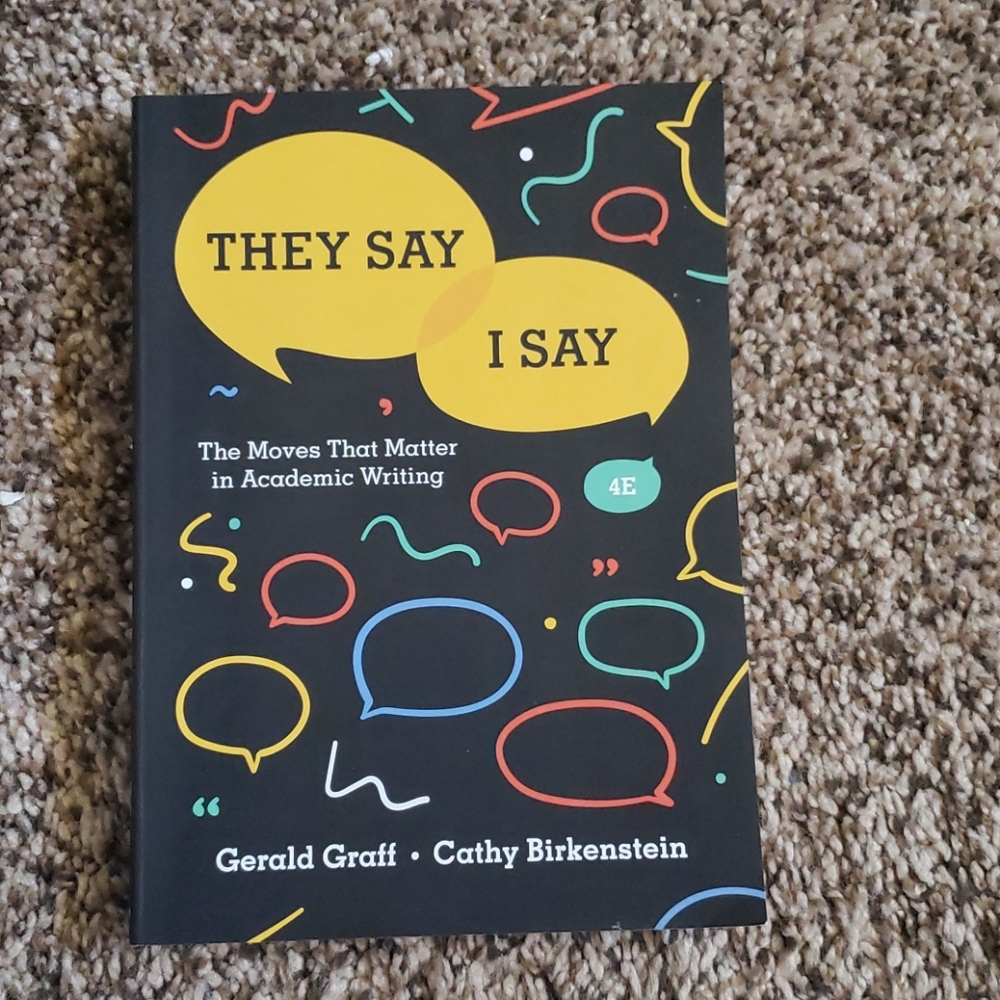 They say I say book.